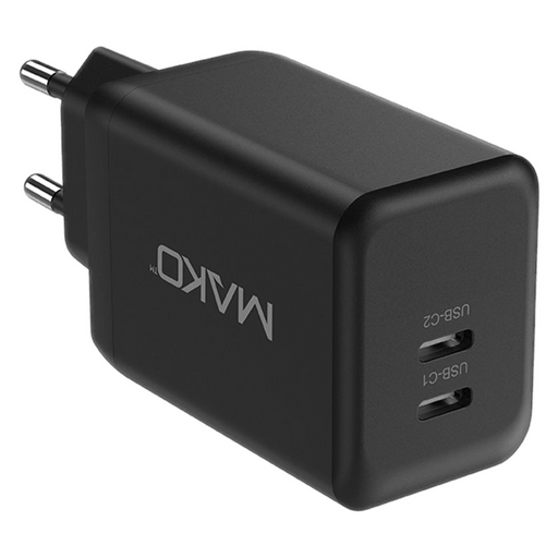 Mako USB-Charger USB-C to USB-C GaN Charger Black