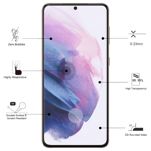 Eiger Galaxy S21 Ultra 3D Glass Screen Protector Black