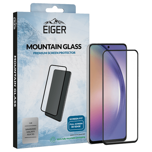 Eiger Galaxy A54/S23 FE Clear Edge 3D Glass Screen Protector