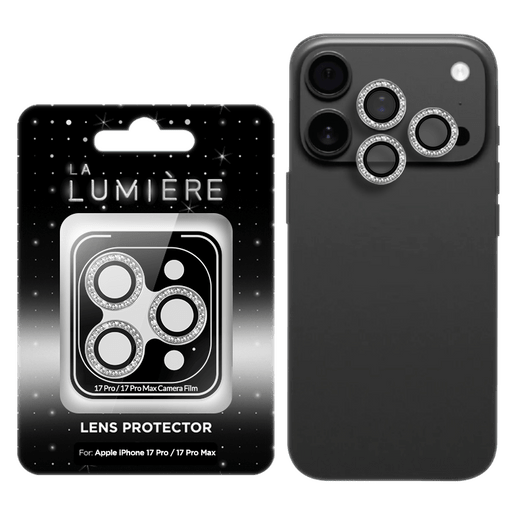 La Lumière iPhone 17 Pro/17 Pro Max Camera Protector Silver