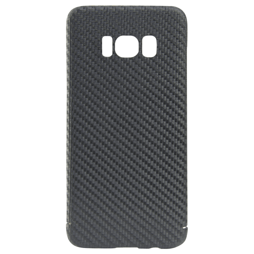 Image of itStyle Premium Galaxy S8 Handyhülle Carbon Schwarz Schwarz