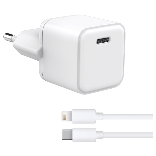 itStyle Premium Charger 220V USB C to Lightning 20W sep cabl