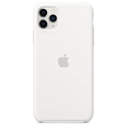 Image of Apple iPhone 11 Pro Max Handyhülle Silikon Weiss Weiss