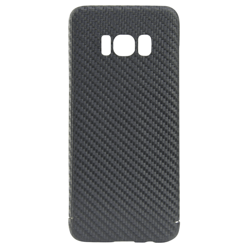 Image of itStyle Premium Galaxy S8 plus Handyhülle Carbon Schwarz Schwarz