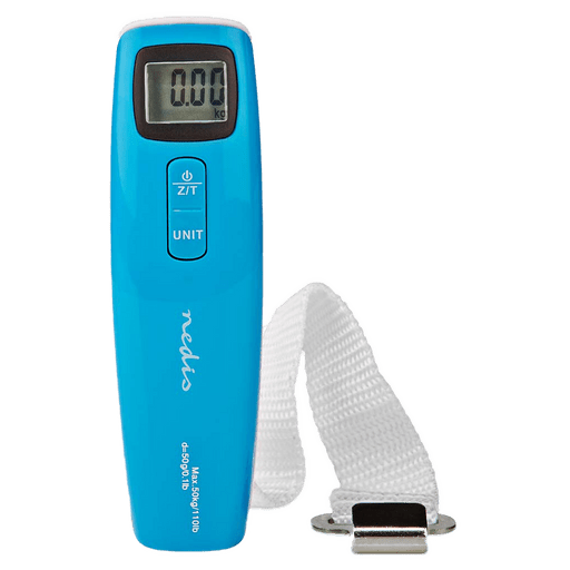 Nedis Digital Luggage Scale Blue