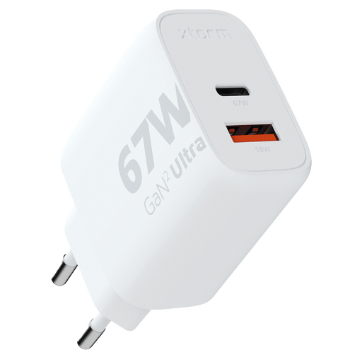 Xtorm GAN Charger XEC067 2-port White