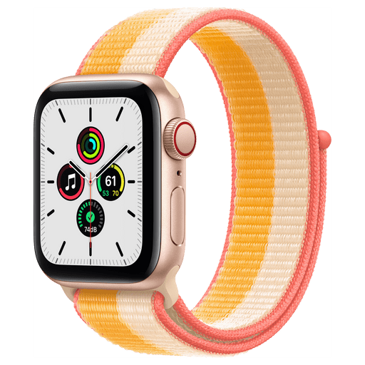 Image of Apple Watch SE (2021) GPS+Cell 40mm Sport Loop 32 GB Gold