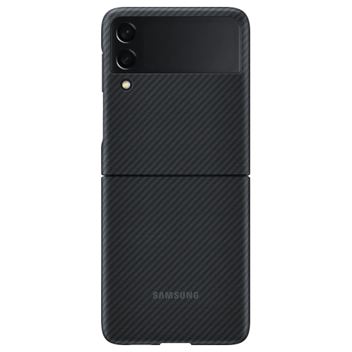 Image of Samsung Galaxy Z Flip3 Aramid Handyhülle schwarz Schwarz