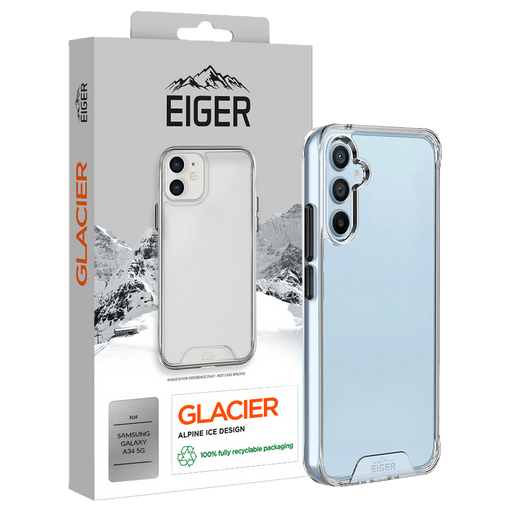 Eiger Galaxy A34 Glacier Backcover Transparent