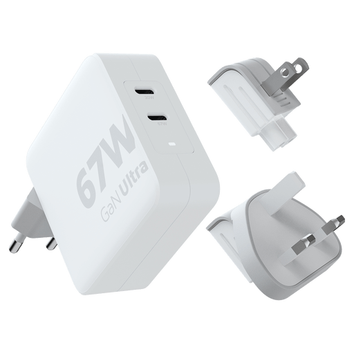 Xtorm GAN-Ladegerät XVC2067 2-Port mit Kabel