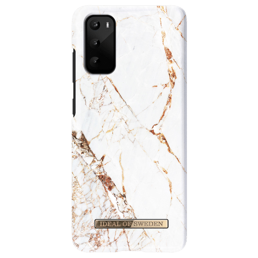 Image of iDeal of Sweden Galaxy S20 Handyhülle Marmor Weiss/Gold Weiss