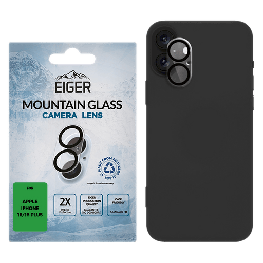 Eiger iPhone 16/16 Plus Kamera-Schutzglas