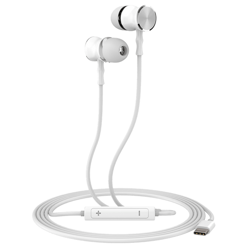 Image of itStyle Stereo Headset in ear USB C white Weiss