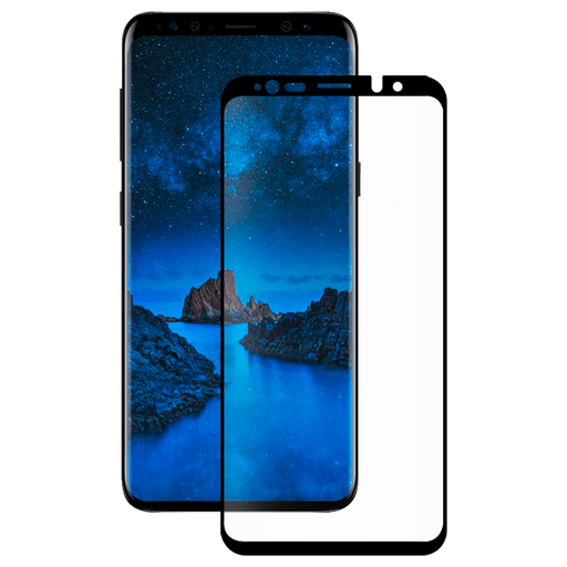 Image of Eiger Galaxy S9 Display-Schutzfolie 3D Glas Schwarz Schwarz