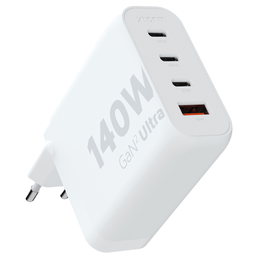 Xtorm GAN Charger XEC140 4-port White
