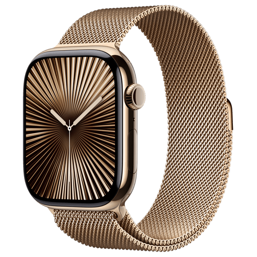 Apple Watch Series 10 GPS+Cell 46mm Titangehäuse Milanese Loop S/M