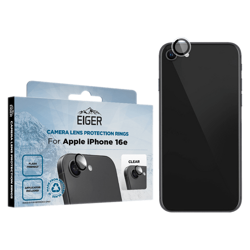 Eiger iPhone 16e Kameralinsen-Schutzring
