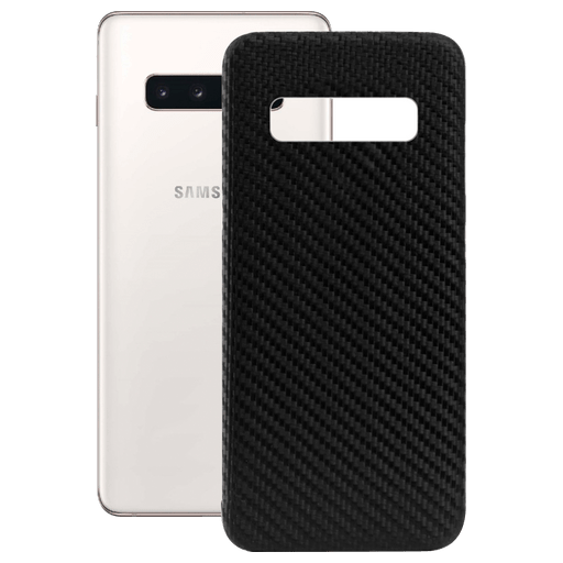 Image of itStyle Premium Galaxy S10+ Handyhülle Carbon Schwarz Schwarz