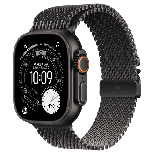 Apple Watch Ultra 3 GPS + Cell 49mm Titangehäuse Milanese Loop M