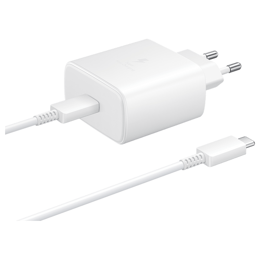 Image of Samsung Charger 220V USB C fast charging 45W weiss Weiss