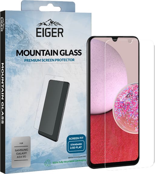 Eiger Galaxy A14 2.5D Glass Screen Protector