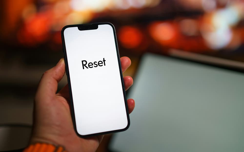 Resettare il cellulare