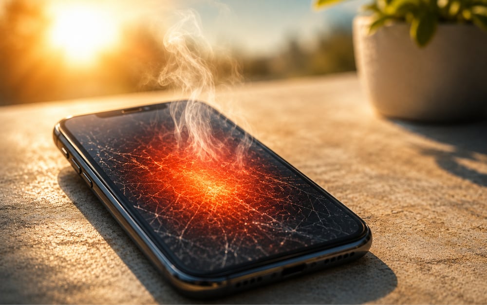 Hitzeschaden beim Handy