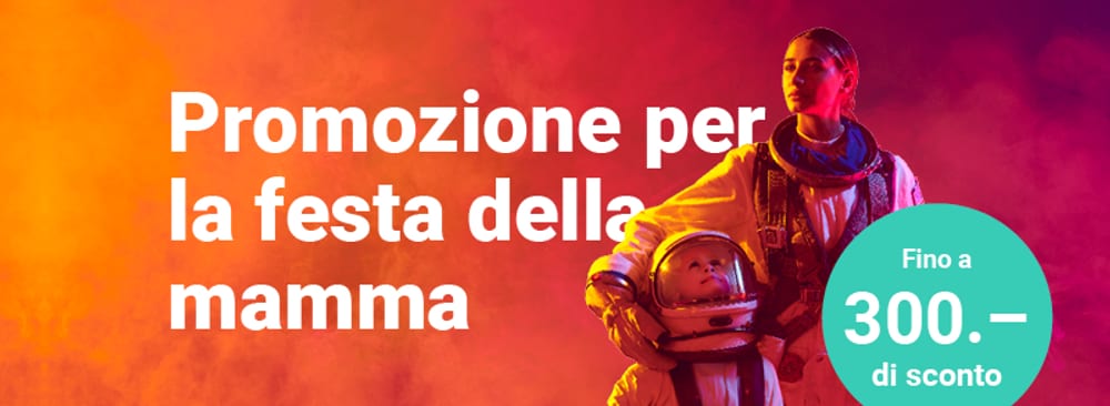 Promozione per la festa della mamma