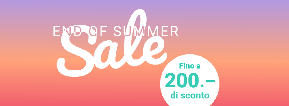 End of Summer Sale