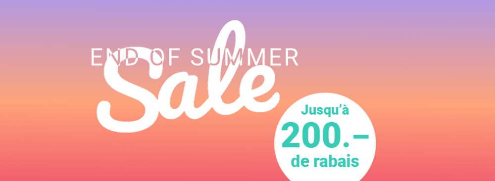 End of Summer Sale
