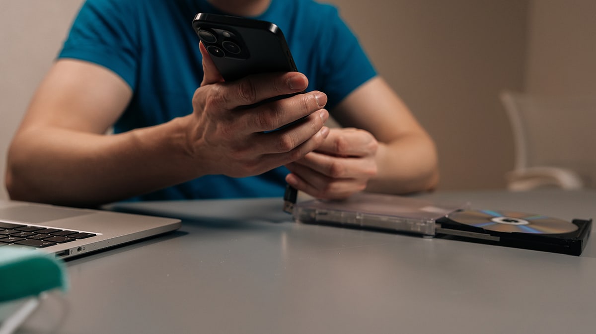 Vorbereitung auf Handy-Reparatur