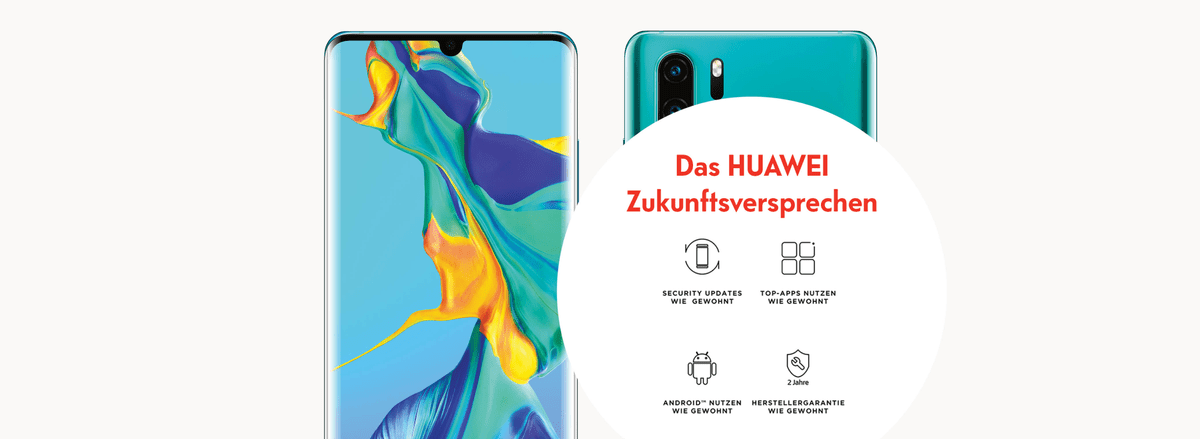 Huawei P30 Pro con Swisscom inOne mobile go