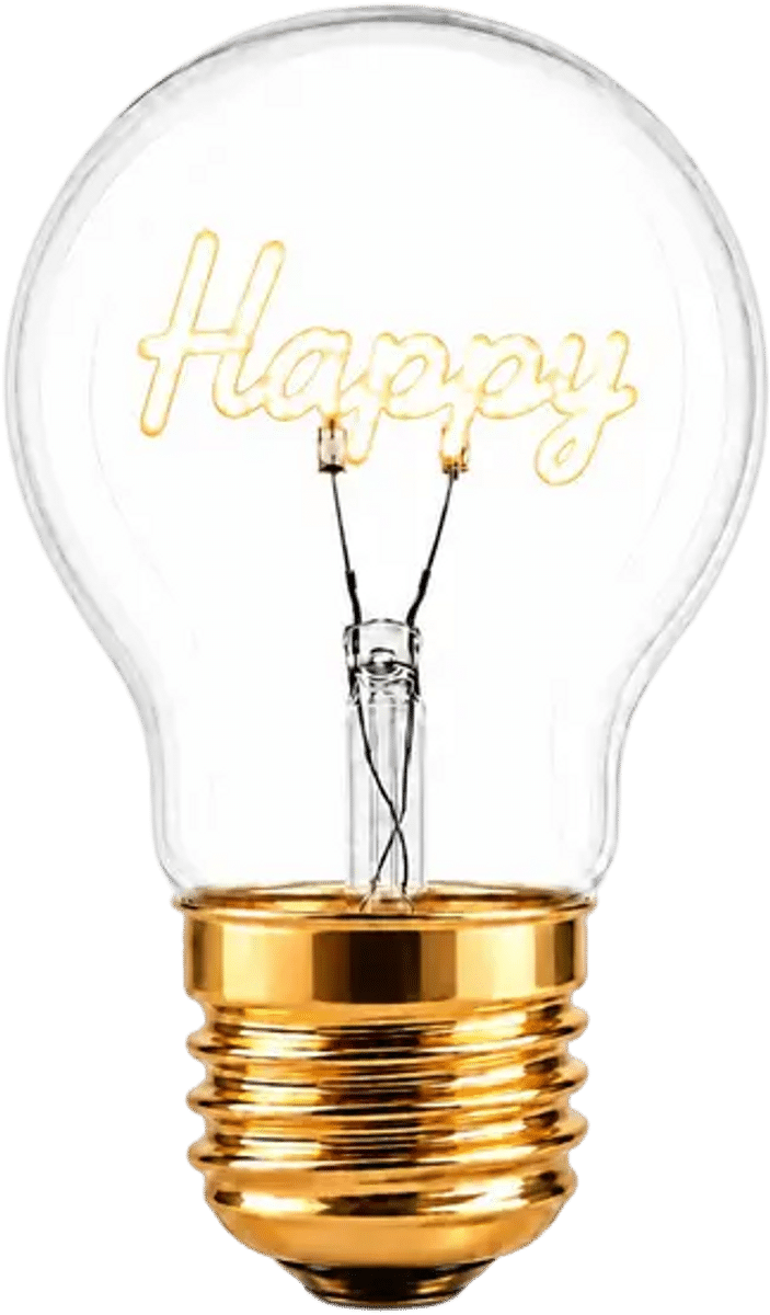 Kisten Trends Vintage Deco Bulb Happy