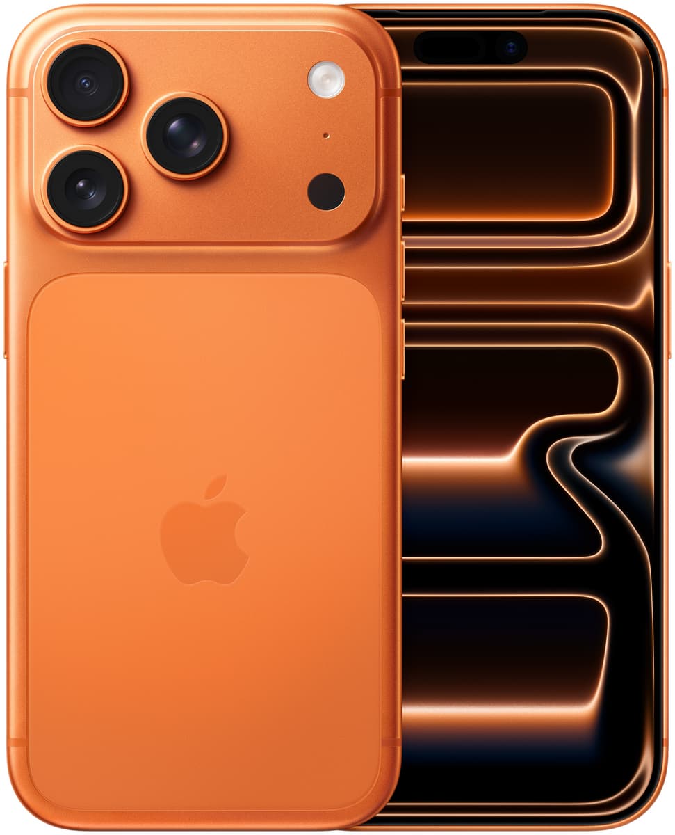 iPhone 17 Pro in Cosmic Orange