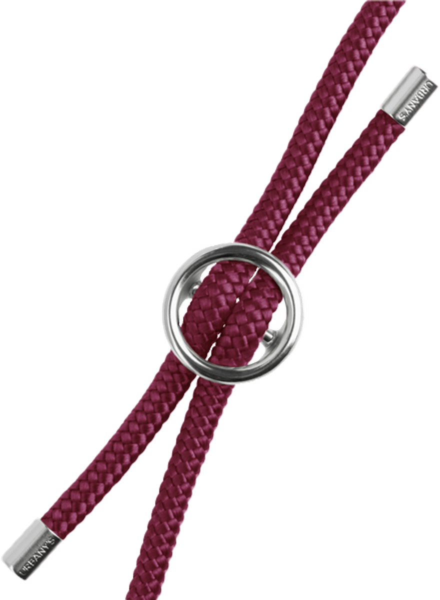 Urbany's 6mm Necklace Red Wine