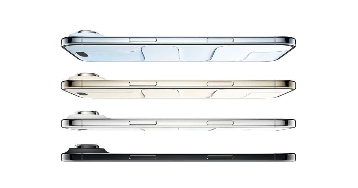 iPhone Air Modelle aufeinander