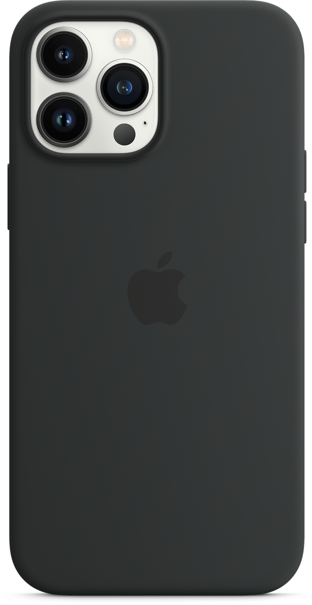 iPhone 13 Pro Max Silicone Case with MagSafe Midnight