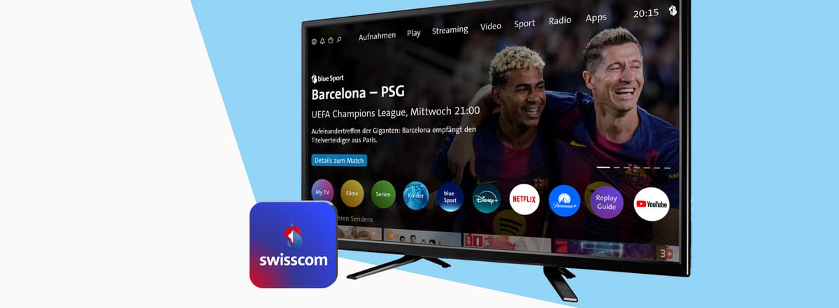 Swisscom blue Internet L und TV L