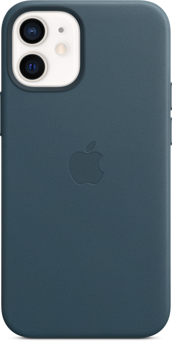 iPhone 12 mini Leather Backcover with MagSafe Blue