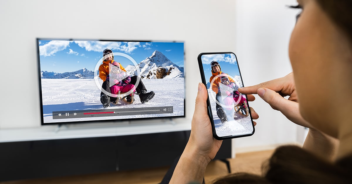 Diffuser une vidéo depuis ton téléphone mobile sur ta télé
