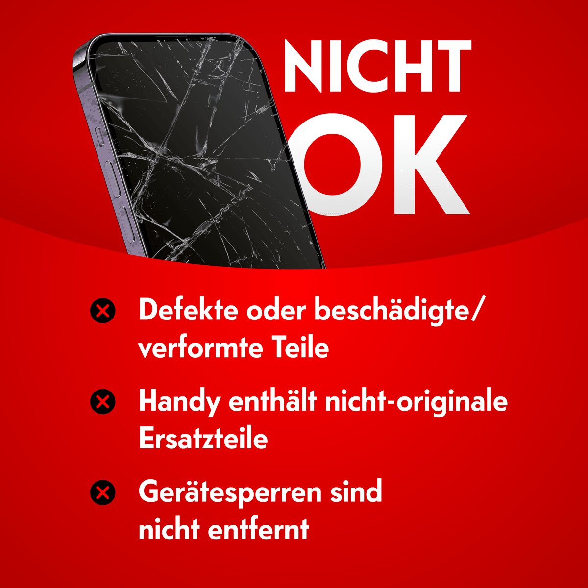 Handy nicht ok