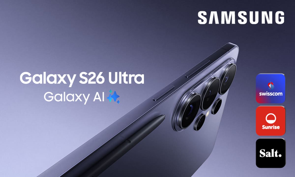 Samsung Galaxy S26 Serie mit Provider Swisscom, Sunrise und Salt