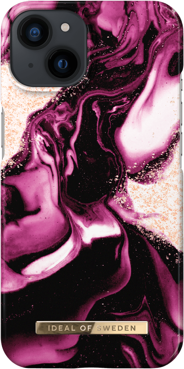 iDeal of Sweden iPhone 14 Pro Cover Marble Ruby
