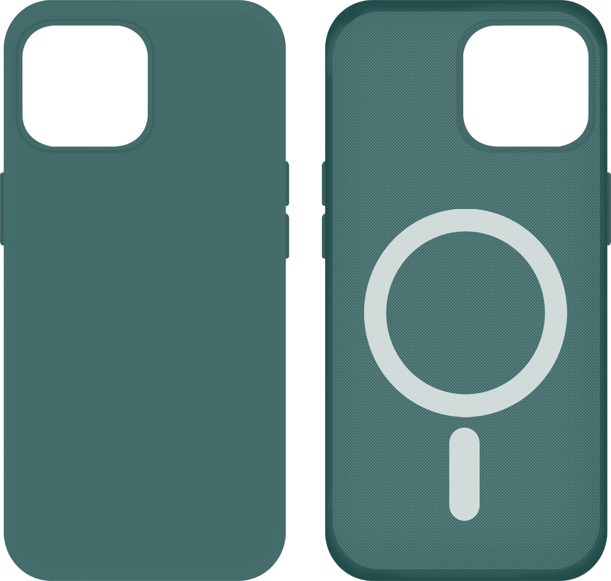itStyle Premium iPhone 13 Pro Silicon Case MagSafe Dark Green