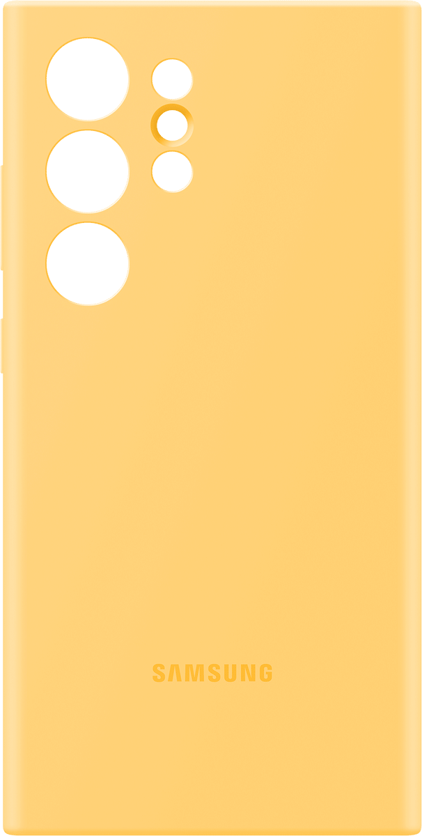 Samsung Galaxy S24 Ultra Silicone Backcover Yellow
