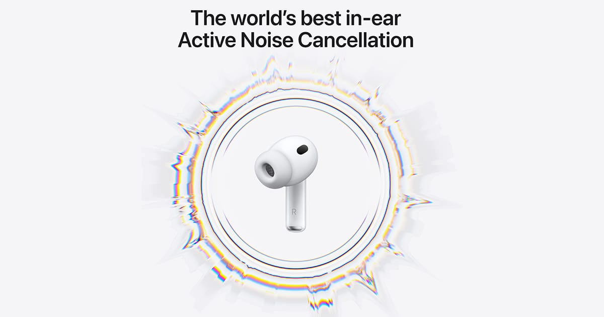 Écouteurs AirPod avec réduction du bruit