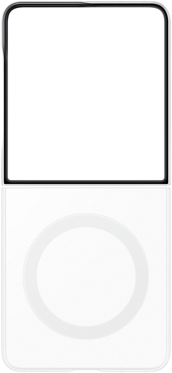 Samsung Galaxy Z Flip8 Magnet Backcover Transparent