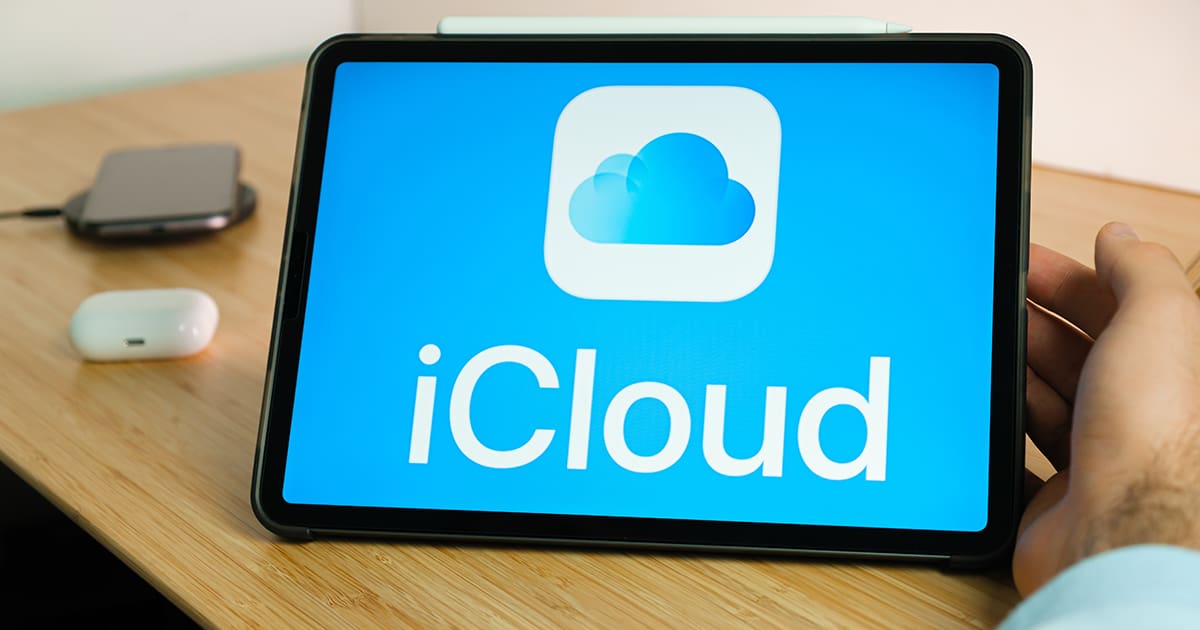 iCloud sur Tablett