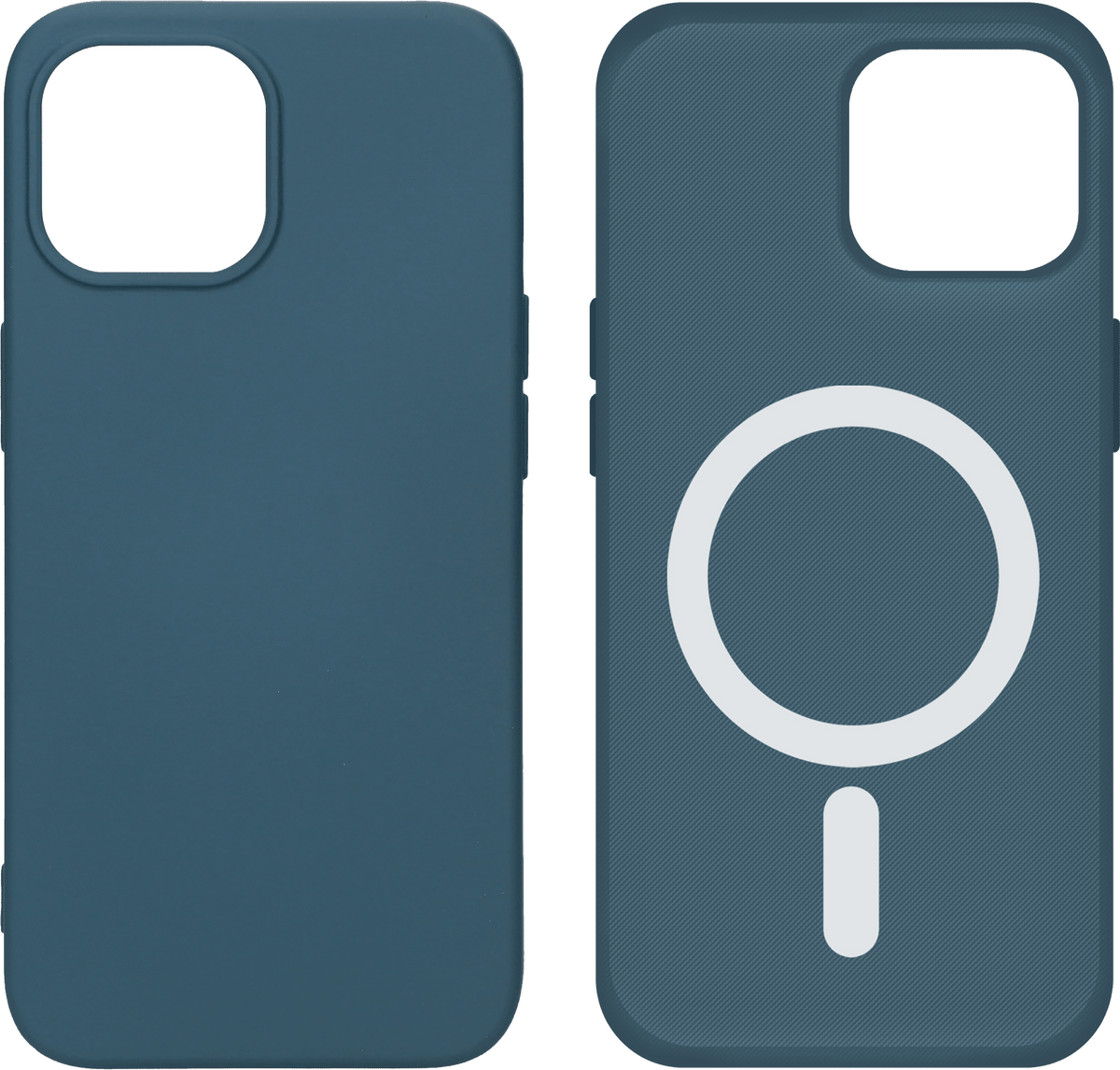 itStyle Premium iPhone 13 Pro Silicon Case MagSafe Navy blue