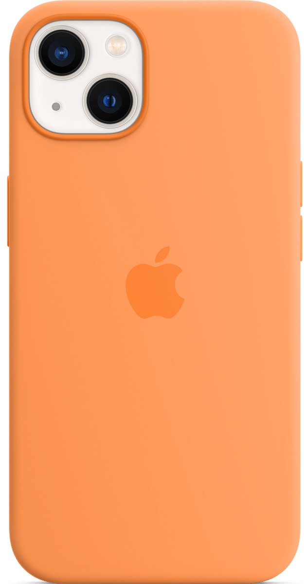 iPhone 13 Silicone Case with MagSafe Marigold